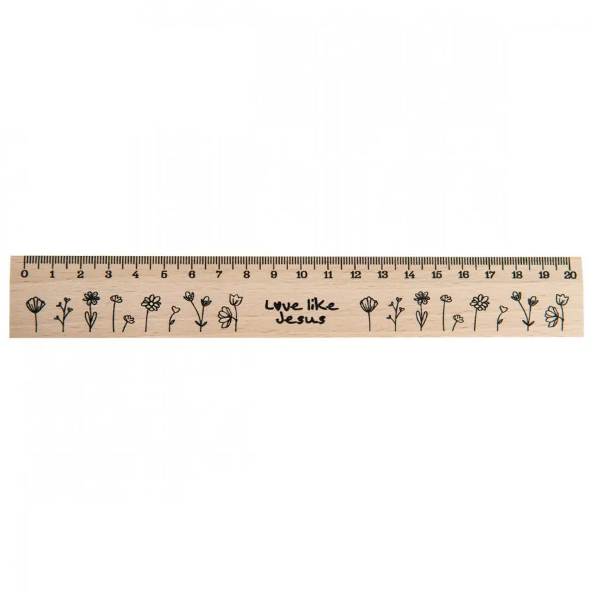Règle en bois « Love like Jesus »