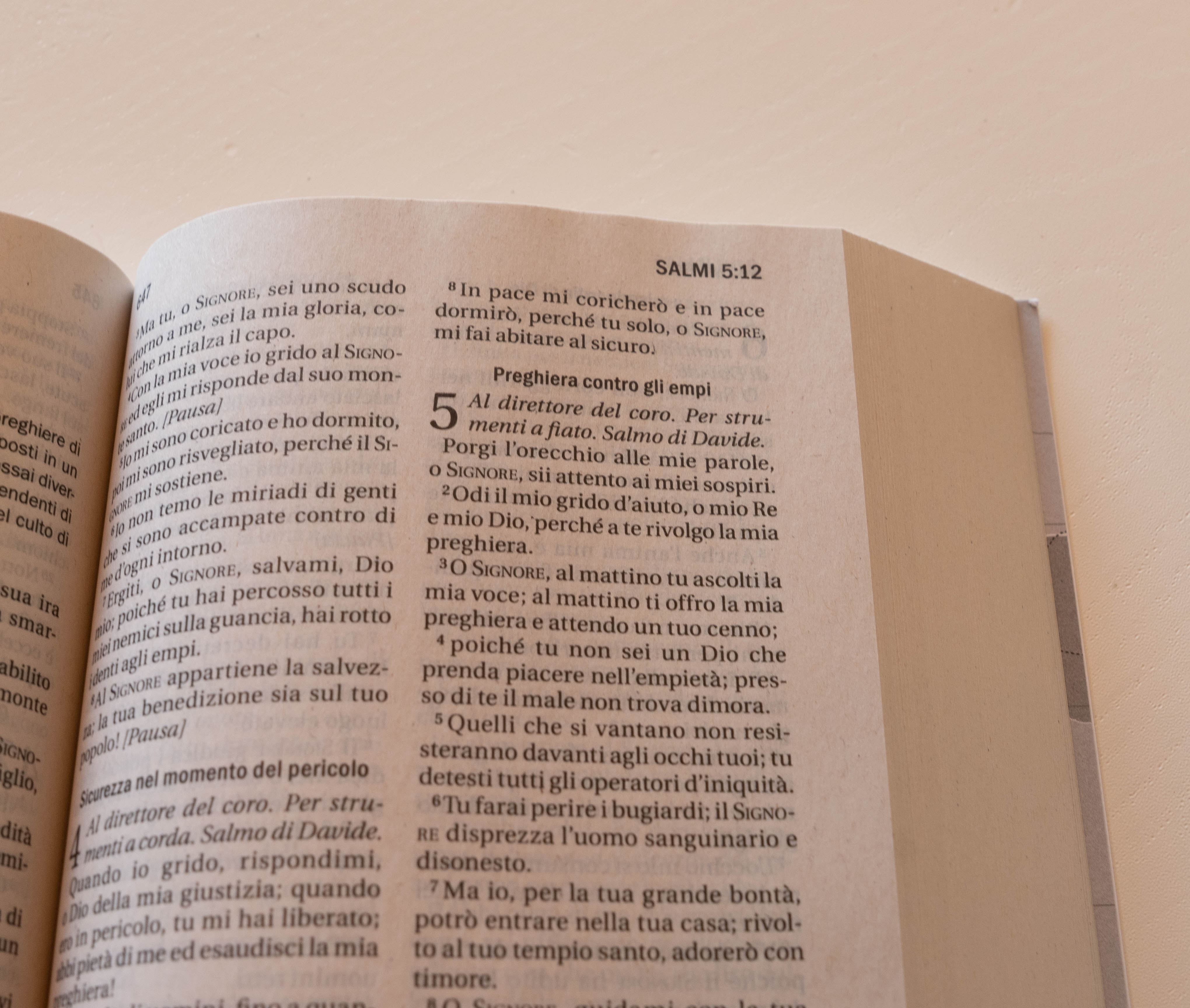 Italien, Bible compacte - Modèle broché