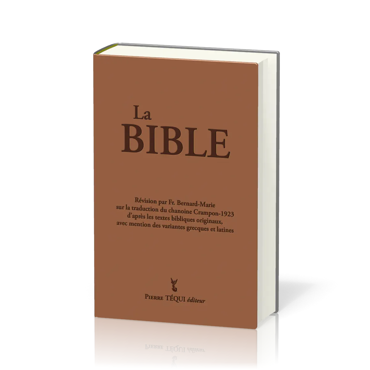 Bible Crampon 1923 révisée 2023 - couverture marron