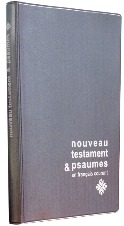 Nouveau testament & Psaumes en Français courant, compact, bleu - couverture souple, flexa