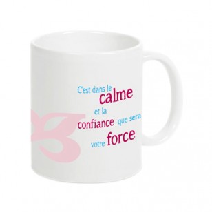 MUG BLANC " C'EST DANS LE CALME"