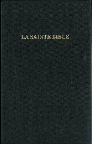 Bible Segond 1910, de poche, noire - couverture rigide, avec onglets