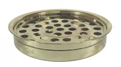 Plateau pour le vin-Sainte Cène- Acier inoxydable - 40 gobelets