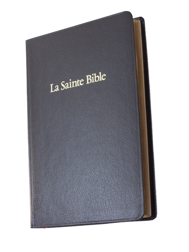 Bible Darby, noire - couverture souple, tranche or