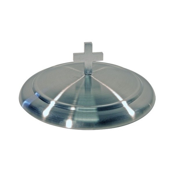 Couvercle assiette à pain acier inoxydable - [Article de Sainte-Cène]