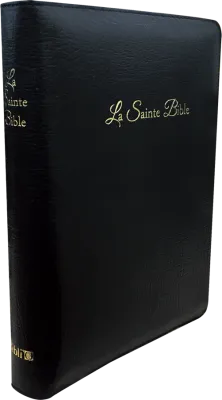 Bible Segond 1910, gros caractères, noire
