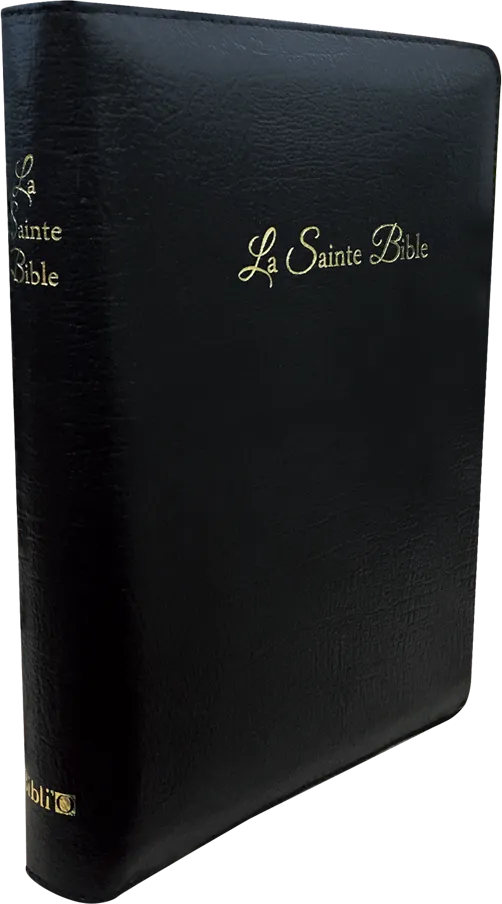 Bible Segond 1910, gros caractères, noire