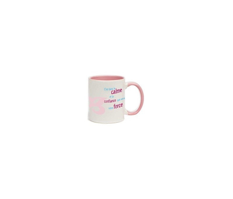 MUG ROSE C'EST DANS LE CALME
