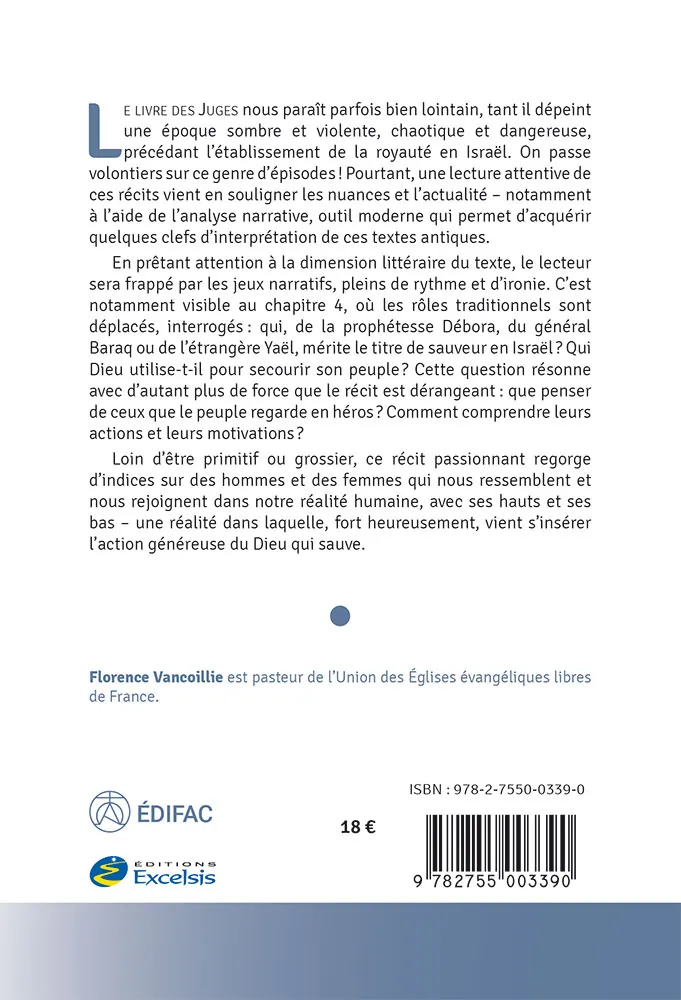 Des hommes et des femmes dans le livre des Juges - Qui est le sauveur d’Israël en Juges 4.1-24 ?
