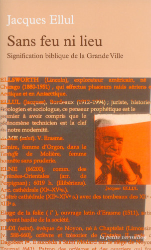 Sans Feu ni Lieu - Signification biblique de la Grande Ville [Coll. La Petite Vermillon]