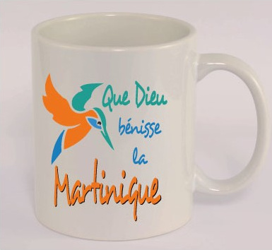Mug "Que Dieu bénisse la Martinique"