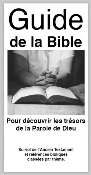 Guide de la Bible [Dépliant] - Pour découvrir les trésors de la Parole de Dieu
