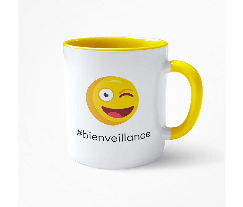 Mug Jaune Bienveillance - “Ma relation avec mon prochain”