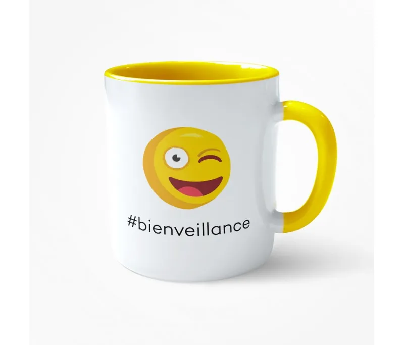 Mug Jaune Bienveillance - “Ma relation avec mon prochain”