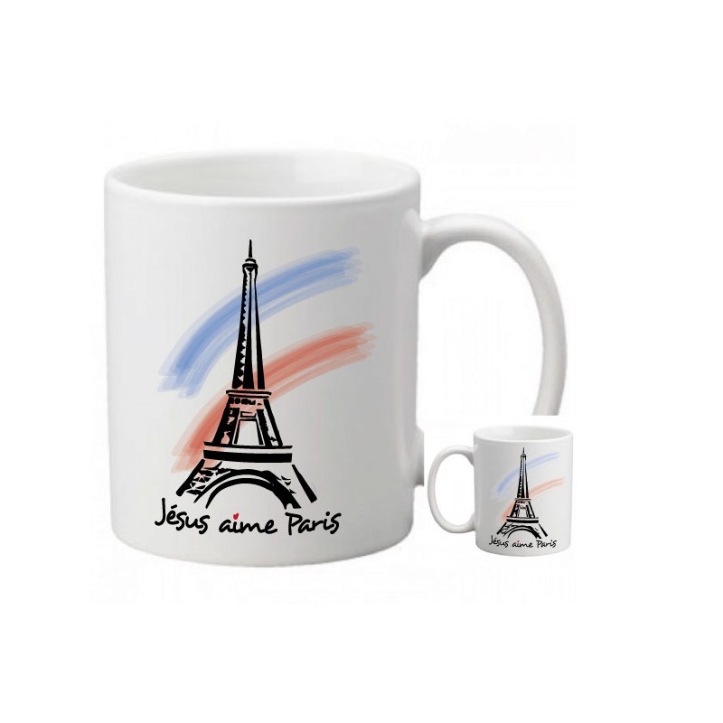 Mug "Jésus aime Paris"