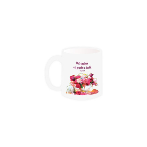 Mug "Oh ! Combien est grande ta bonté." Psaume 31.19