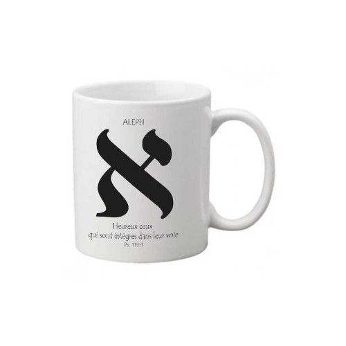 Mug Aleph " Heureux ceux qui sont intègres… " Psaume 119.1