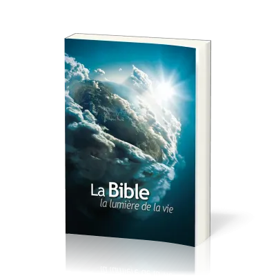 Bible Segond 1910, compacte, couverture illustrée bleue ou orange - La lumière de la vie, brochée