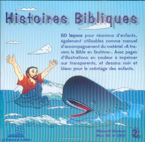 Histoires bibliques - 50 leçon pour réunions d'enfants, volume 2, (cd)rom