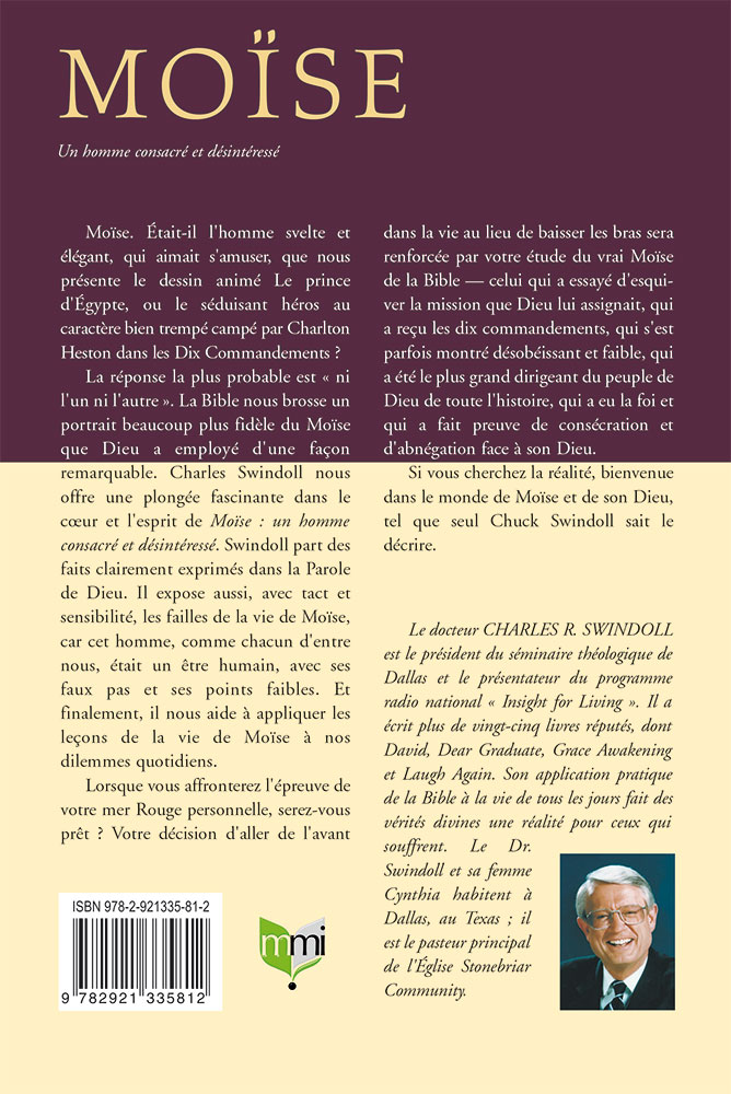 Moïse, un homme consacré et désintéressé - [Collection Grandes vies de la Parole de Dieu]