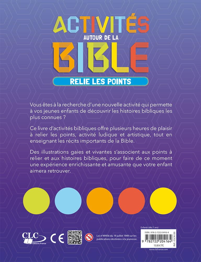 Activités autour de la Bible - Relie les points