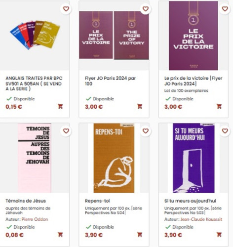 BROCHURES ET TRAITES