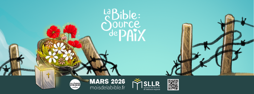  Du 1er au 31 mars 2026 c'est 
 le MOIS DE LA BIBLE 
 Dans votre librairie préférée, 
 trouvez la Bible qui vous ressemble 